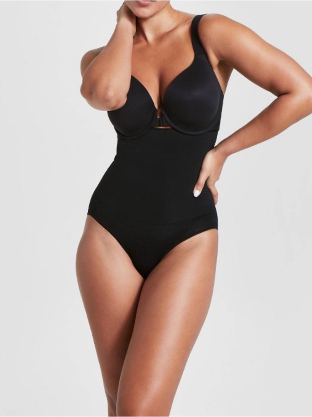 Assets by Spanx Remarkable Results High-Waisted Control Briefs Shapewear L NEW